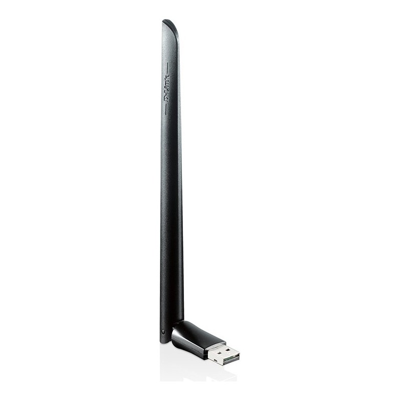ADAPTOR RETEA D-LINK AC600, extern wireless 2.4 GHz | 5 GHz, USB 2.0, port, 600 Mbps, antena externa x 1, "DWA-172" (timbru verd