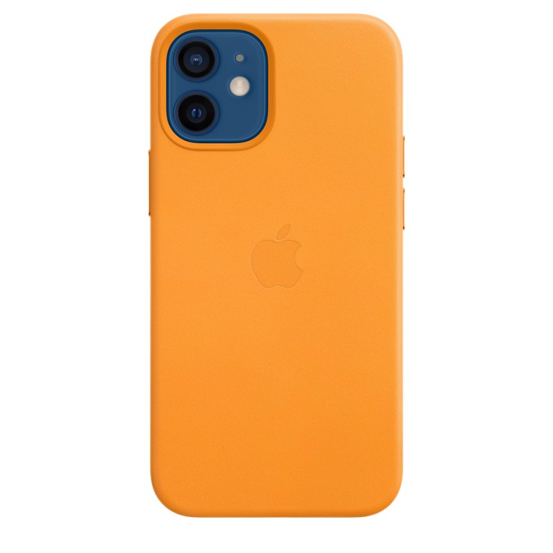 HUSA Smartphone Apple, pt iPhone 12 mini, tip back cover (protectie spate) cu MagSafe, piele, MagSafe, portocaliu, "mhk63zm/a"