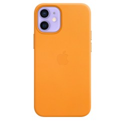 HUSA Smartphone Apple, pt iPhone 12 mini, tip back cover (protectie spate) cu MagSafe, piele, MagSafe, portocaliu, "mhk63zm/a"