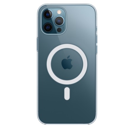 HUSA Smartphone Apple, pt iPhone 12 Pro Max, tip back cover (protectie spate) cu MagSafe, silicon, MagSafe, transparent, "mhln3z