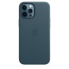 HUSA Smartphone Apple, pt iPhone 12 | iPhone 12 Pro Max, tip back cover (protectie spate) cu MagSafe, piele, MagSafe, albastru, 