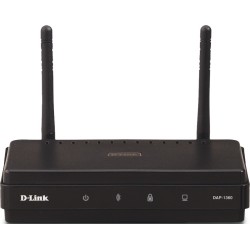 ACCESS POINT D-LINK wireless 300Mbps, port 10/100Mbps, 2 antene externe, "DAP-1360" (timbru verde 0.8 lei)