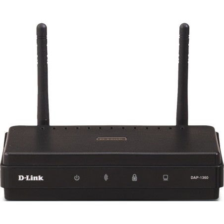 ACCESS POINT D-LINK wireless 300Mbps, port 10/100Mbps, 2 antene externe, "DAP-1360" (timbru verde 0.8 lei)