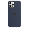 HUSA Smartphone Apple, pt iPhone 12 | iPhone 12 Pro Max, tip back cover (protectie spate) cu MagSafe, silicon, MagSafe, albastru
