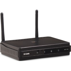 ACCESS POINT D-LINK wireless 300Mbps, port 10/100Mbps, 2 antene externe, "DAP-1360" (timbru verde 0.8 lei)