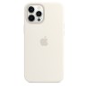HUSA Smartphone Apple, pt iPhone 12 | iPhone 12 Pro Max, tip back cover (protectie spate) cu MagSafe, silicon, MagSafe, alb, "mh