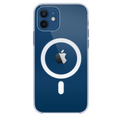 HUSA Smartphone Apple, pt iPhone 12 | iPhone 12 Pro, tip back cover (protectie spate) cu MagSafe, silicon, MagSafe, transparent,