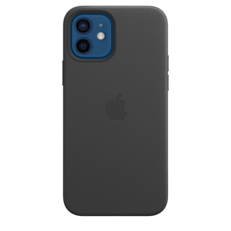 HUSA Smartphone Apple, pt iPhone 12 | iPhone 12 Pro, tip back cover (protectie spate) cu MagSafe, piele, MagSafe, negru, "mhkg3z