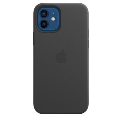 HUSA Smartphone Apple, pt iPhone 12 | iPhone 12 Pro, tip back cover (protectie spate) cu MagSafe, piele, MagSafe, negru, "mhkg3z