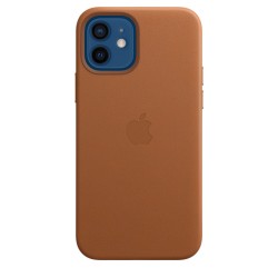 HUSA Smartphone Apple, pt iPhone 12 | iPhone 12 Pro, tip back cover (protectie spate) cu MagSafe, piele, MagSafe, maro, "mhkf3zm