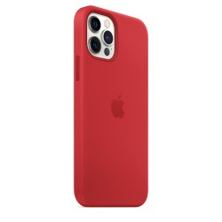 HUSA Smartphone Apple, pt iPhone 12 | iPhone 12 Pro, tip back cover (protectie spate) cu MagSafe, silicon, MagSafe, rosu, "mhl63
