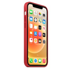 HUSA Smartphone Apple, pt iPhone 12 | iPhone 12 Pro, tip back cover (protectie spate) cu MagSafe, silicon, MagSafe, rosu, "mhl63