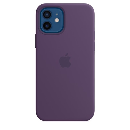 HUSA Smartphone Apple, pt iPhone 12 | iPhone 12 Pro, tip back cover (protectie spate) cu MagSafe, silicon, MagSafe, mov, "mk033z