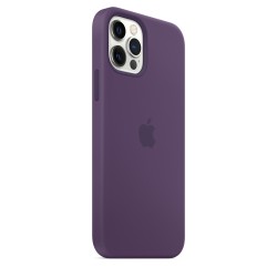 HUSA Smartphone Apple, pt iPhone 12 | iPhone 12 Pro, tip back cover (protectie spate) cu MagSafe, silicon, MagSafe, mov, "mk033z