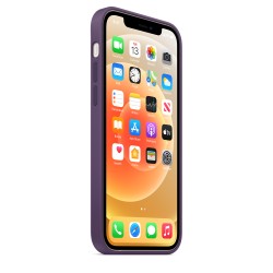 HUSA Smartphone Apple, pt iPhone 12 | iPhone 12 Pro, tip back cover (protectie spate) cu MagSafe, silicon, MagSafe, mov, "mk033z