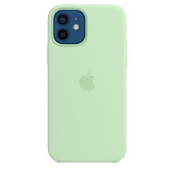 HUSA Smartphone Apple, pt iPhone 12 | iPhone 12 Pro, tip back cover (protectie spate) cu MagSafe, silicon, MagSafe, verde, "mk00