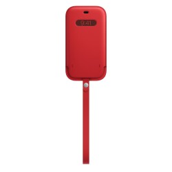 HUSA Smartphone Apple, pt iPhone 12 | iPhone 12 Pro, tip back cover (protectie spate) cu MagSafe, piele, MagSafe, rosu, "mhye3zm