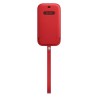 HUSA Smartphone Apple, pt iPhone 12 | iPhone 12 Pro, tip back cover (protectie spate) cu MagSafe, piele, MagSafe, rosu, "mhye3zm
