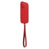 HUSA Smartphone Apple, pt iPhone 12 | iPhone 12 Pro, tip back cover (protectie spate) cu MagSafe, piele, MagSafe, rosu, "mhye3zm