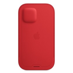 HUSA Smartphone Apple, pt iPhone 12 | iPhone 12 Pro, tip back cover (protectie spate) cu MagSafe, piele, MagSafe, rosu, "mhye3zm