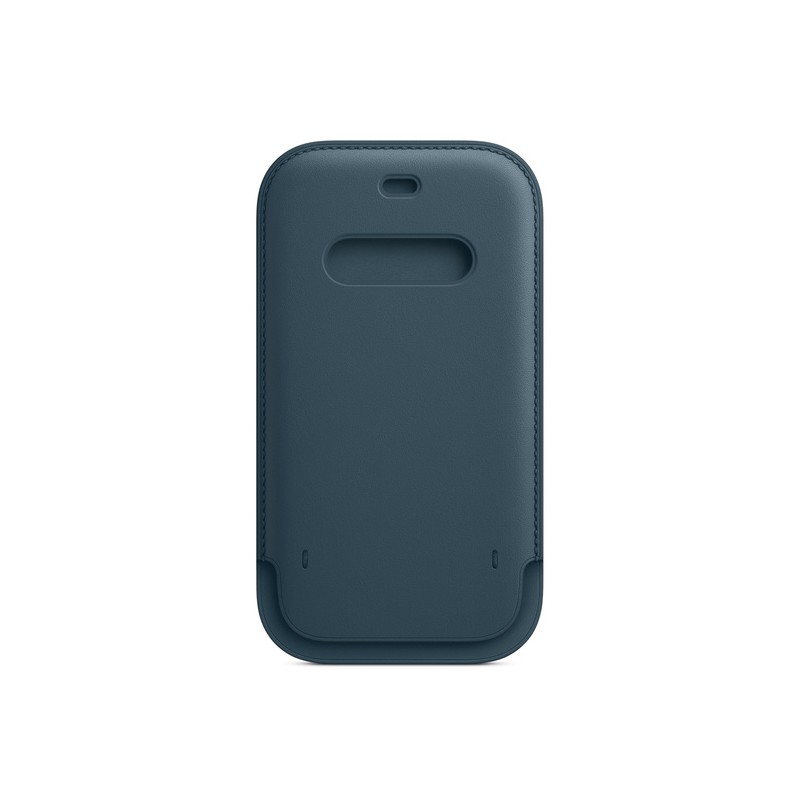 HUSA Smartphone Apple, pt iPhone 12 | iPhone 12 Pro, tip back cover (protectie spate) cu MagSafe, piele, MagSafe, albastru, "mhy