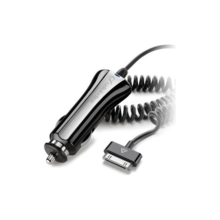 ALIMENTATOR auto CELLULAR LINE, pentru iPhone 1, 2, 3 si 4, negru, "CBRIPHONE1" (timbru verde 0.8 lei)