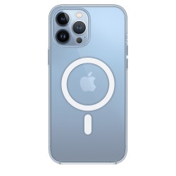 HUSA Smartphone Apple, pt iPhone 13 Pro Max, tip back cover (protectie spate) cu MagSafe, silicon, MagSafe, transparent, "mm313z