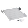 RAFT FIX perforat TRITON 1U, pt rack 19 inch, adancime 550 mm, sarcina maxima 40 Kg, gri, "RAC-UP-550-A1"