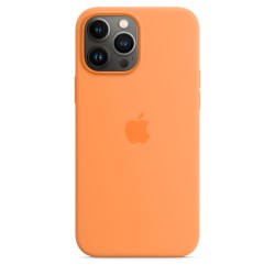 HUSA Smartphone Apple, pt iPhone 13 Pro Max, tip back cover (protectie spate) cu MagSafe, silicon, MagSafe, portocaliu, "mm2m3zm
