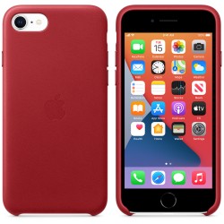 HUSA Smartphone Apple, pt iPhone SE2, tip back cover (protectie spate), piele, ultrasubtire, rosu, "mxyl2zm/a"