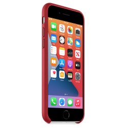 HUSA Smartphone Apple, pt iPhone SE2, tip back cover (protectie spate), piele, ultrasubtire, rosu, "mxyl2zm/a"
