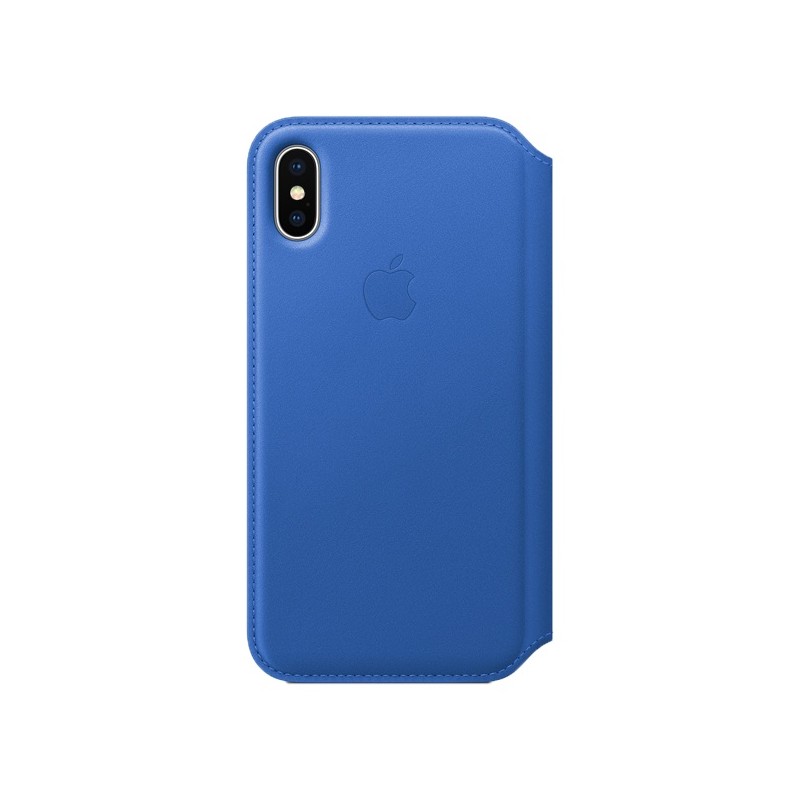 HUSA Smartphone Apple, pt iPhone X, tip back cover (protectie spate), piele, ultrasubtire, albastru, "mrge2zm/a"