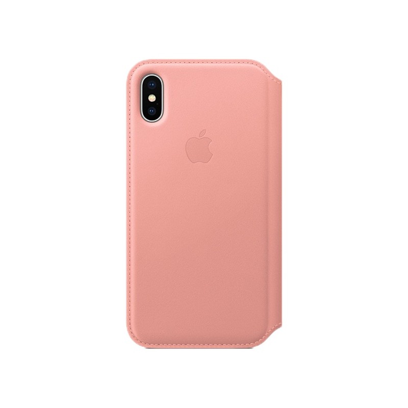 HUSA Smartphone Apple, pt iPhone X, tip back cover (protectie spate), piele, ultrasubtire, roz, "mrgf2zm/a"