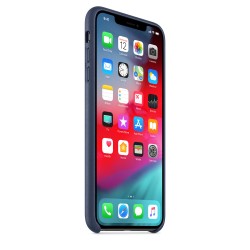 HUSA Smartphone Apple, pt iPhone XS Max, tip back cover (protectie spate), piele, ultrasubtire, albastru, "mrwu2zm/a"