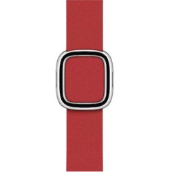 Apple Watch 40mm Band: Scarlet Modern Buckle - Medium (Seasonal Fall 2020), "my672zm/a"