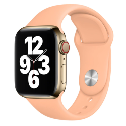 Apple Watch 44mm Band: Cantaloupe Sport Band - Regular (Seasonal Spring2021), "mjk63zm/a"