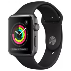 Apple Watch Series 3 GPS, 42mm Space Grey Aluminium Case with Black Sport Band, "mtf32mp/a" (timbru verde 0.18 lei)