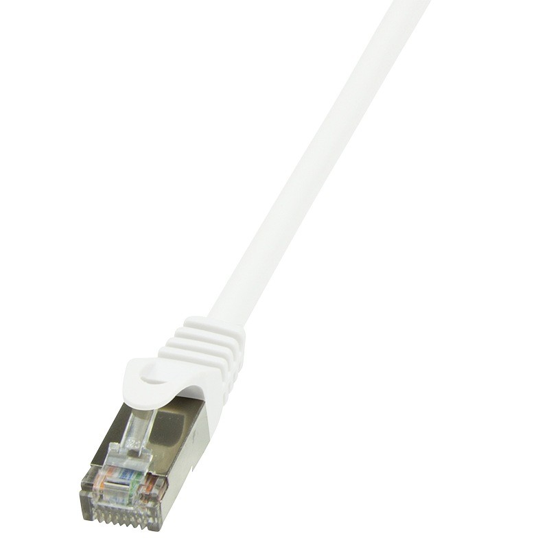 PATCH CORD FTP LOGILINK Cat6, cupru-aluminiu, 2 m, alb, AWG26, ecranat "CP2051S" (timbru verde 0.08 lei)