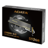 SSD ADATA, LEGEND 840, 512 GB, M.2, PCIe Gen4.0 x4, 3D TLC Nand, R/W: 5000/3400 MB/s, "ALEG-840-512GCS"