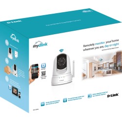 CAMERA IP D-Link, cube, pt. interior, dist. IR 8 m, tip lentila fixa 2.3 mm, 0.3 Mpx, cu fir | wi-fi, microfon da, PoE nu, carca