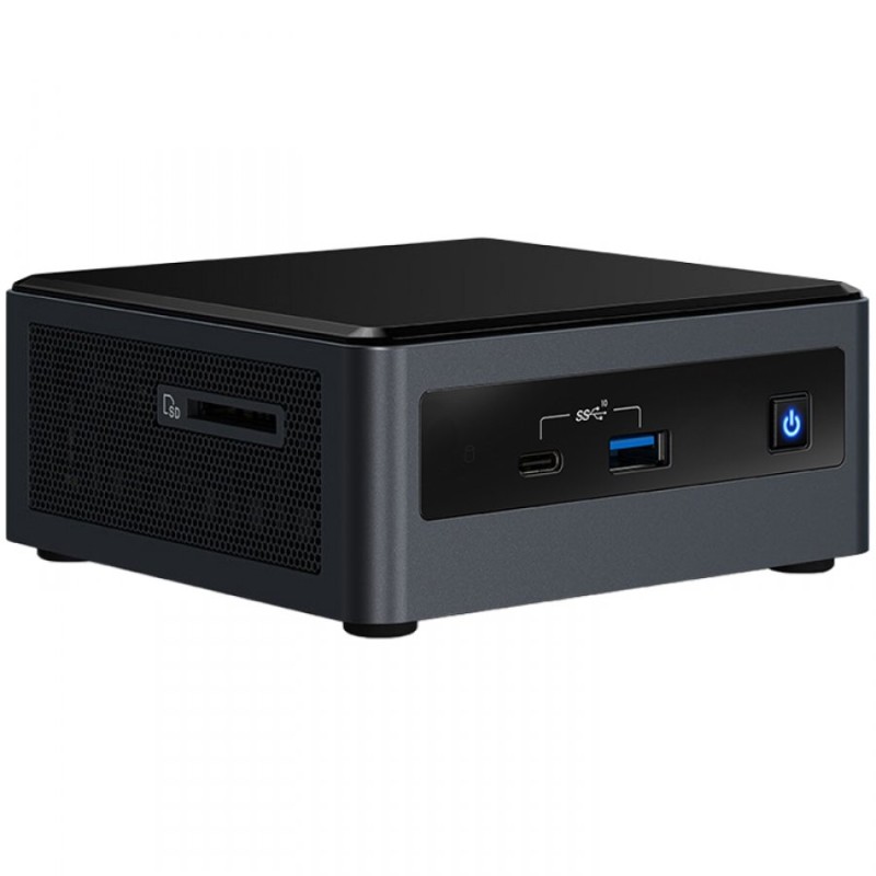 NUC INTEL, 10 Performance kit, Ultra Compact Form Factor, i7 10710U, nu RAM, nu HDD, nu SSD,  placa video integrata, "BXNUC10I7F