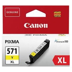Cartus Cerneala Original Canon Yellow, CLI-571XLY, pentru Pixma MG5750|MG5751|MG6850|MG6851|MG7750|MG7751|MG7752|TS5050|TS5051|T