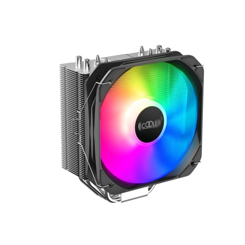 COOLER  PCCOOLER, skt. universal, racire cu aer, vent. 130.6 mm x 1, 1600 rpm "PALADIN 400 ARGB"(timbru verde 4.00 lei)