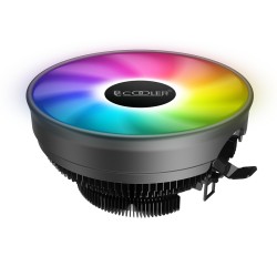 COOLER  PCCOOLER, skt. universal, racire cu aer, vent. 120 mm x 1, 1800 rpm, fixed LED RGB "E126M PRO" (timbru verde 0.8 lei)