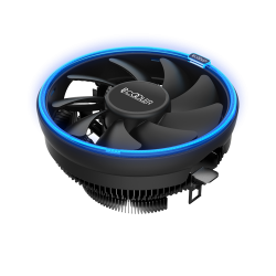 COOLER  PCCOOLER, skt. universal, racire cu aer, vent. 120 mm x 1, 1800 rpm, blue LED "E126M B" (timbru verde 0.8 lei)
