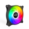 VENTILATOR PCCOOLER PC 120x120x25 mm, RGB LED fix, 3 PIN, Hydro Bearing, fixed LED RGB, 1 buc. in pachet "FX-120-3"