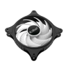 VENTILATOR PCCOOLER PC 120x120x25 mm, RGB LED fix, 3 PIN, Hydro Bearing, fixed LED RGB, 1 buc. in pachet "FX-120-3"