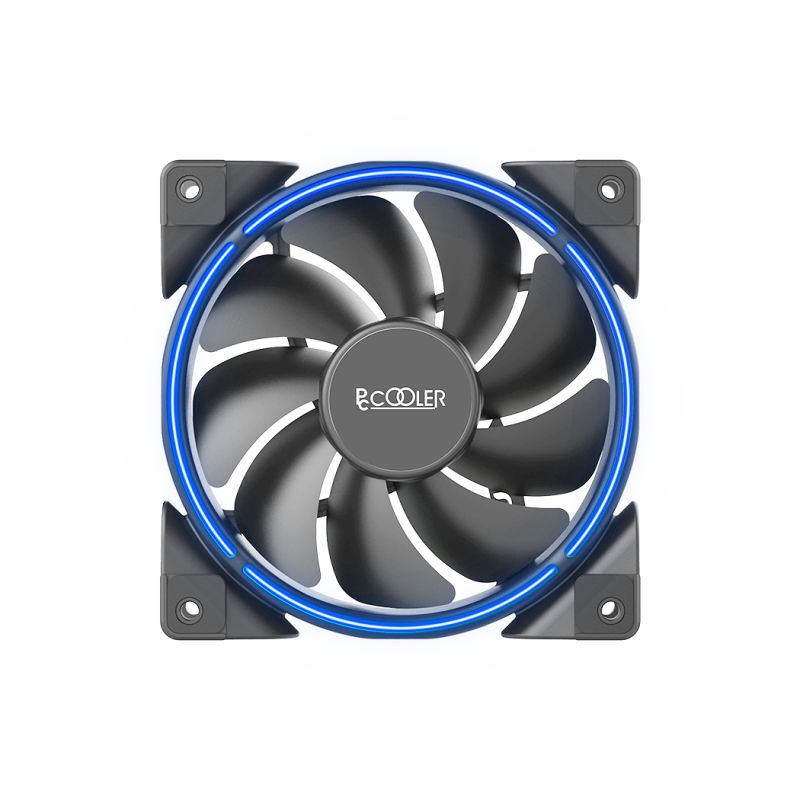 VENTILATOR PCCOOLER 120x120x25 mm, 33 blue LED, Hydro Bearing, "CORONA BLUE 120"
