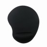 MousePAD GEMBIRD, cauciuc si material textil, 240 x 200 x 4 mm, suport ergonomic, negru, "MP-ERGO-01"