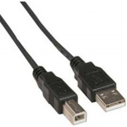 CABLU USB SPACER pt. imprimanta, USB 2.0 (T) la USB 2.0 Type-B (T), 4.5m, black, "SPC-USB-AMBM-15" (timbru verde 0.18 lei)